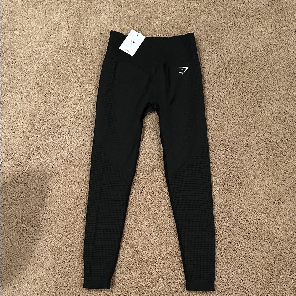 Gymshark Black Textured Leggings